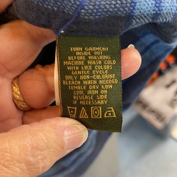 Anchorage Expedition Shacket Flip Cuffs Mens Sz M Flannel‎ Shirt Bluestone, - Picture 7 of 16